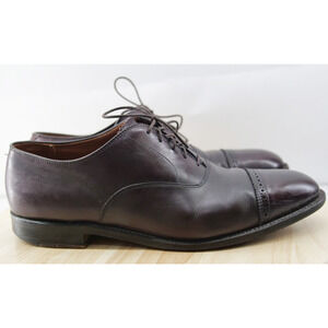 ALDEN OXFORD 905 Perf Tip Bal Men Shoes 10.5D Burgundy‎